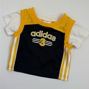 Adidas Baby Yellow and Black Tee